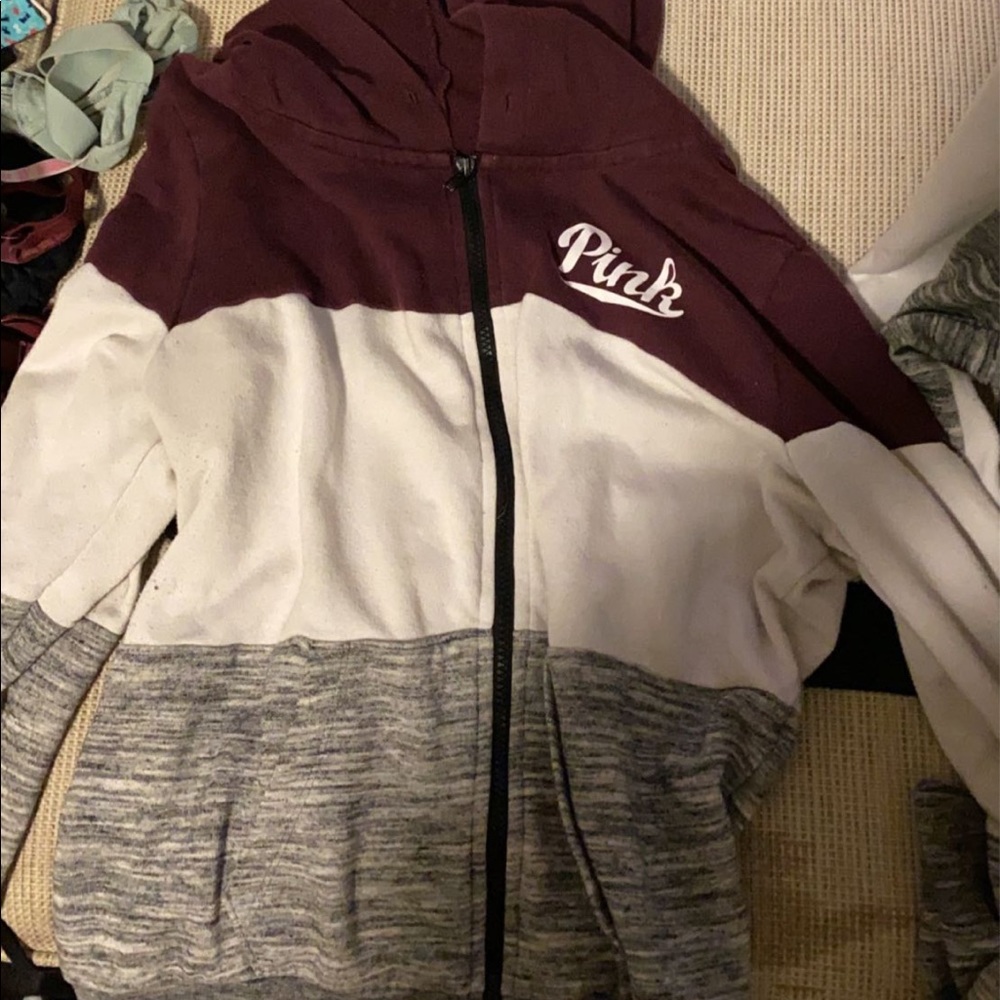 Pink full zip